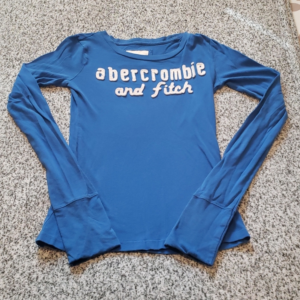 Abercrombie Kids Girls Blue Long Sleeved Tee